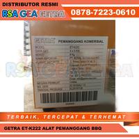 Gambar ET K222 Kompor Pemanggang Gas-Gas Roaster BBQ 4 Tungku GETRA ET-K222 dari Distributor RSA GEA GETRA undefined 5 Tokopedia