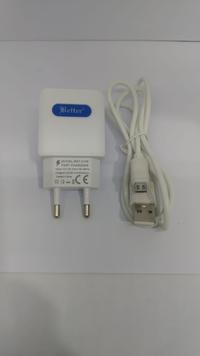 Gambar Charger For Android 2 Usb Fast Charging Travel Better Logo Samping dari AkuAda Store undefined 5 Tokopedia