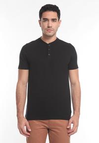 Gambar MEN'S TOP Kaos Lengan Pendek Pria Slim Fit CRACKO-BLACK - XXL dari Men's Top Official undefined 1 Tokopedia