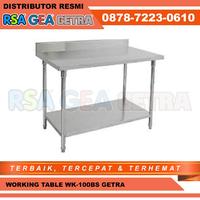 Gambar Meja Dapur s/s Working Table Getra WK-100BS dari Distributor RSA GEA GETRA undefined 2 Tokopedia