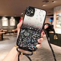 Gambar CASE CASING GLITTER LIST WARNA + TALI IPHONE 13 PROMAX 13 PRO 13 - Hitam, 13mini dari Ainun store 2022 undefined 1 Tokopedia