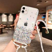 Gambar CASE CASING GLITTER LIST WARNA + TALI IPHONE 13 PROMAX 13 PRO 13 - Hitam, 13mini dari Ainun store 2022 undefined 3 Tokopedia