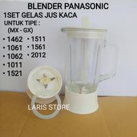 Gambar Gelas jus Kaca + Pisau 1set Blender Panasonic MX GX 1462 1061 1011 dari Laris store97 undefined 1 Tokopedia