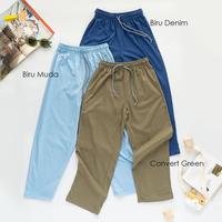 Gambar Celana Panjang Harian Kaos Anak Laki Laki Remaja 6 8 10 12 tahun - Dusty Blue, 8-9 tahun dari Just Fashion Cloth undefined 4 Tokopedia
