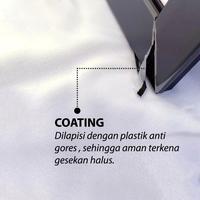 Gambar Cermin dinding gantung persegi panjang 65 x 25 - Putih, 65x25 dari arfacollection undefined 4 Tokopedia