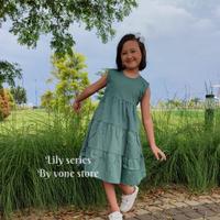 Gambar BAJU ANAK PEREMPUAN / DRESS LILY SERIES UMUR 2 - 10 TAHUN - marun, S dari vone store undefined 4 Tokopedia