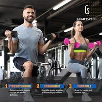Gambar LIGHTSPEED Dumbell 2Kg/Barbel Mini / Barbel Wanita/ Vinyl Cewek/ Yoga - 2 KG UNGU dari lightspeed.co undefined 3 Tokopedia