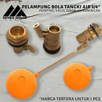 Gambar Pelampung Tangki Air 3/4 Inci Kuningan l Floating Valve Toren Otomatis dari Mitra Mulia Abadi undefined 1 Tokopedia