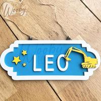 Gambar CUSTOM Papan Nama Pintu Kamar Karakter Kayu Dekorasi Kamar Anak Hadiah - Kecil 10x23cm, AirPlane dari Wooby Decor undefined 4 Tokopedia