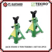 Gambar Jack Stand Double Locking Tahanan Dongkrak 3 Ton Set isi 2 Pcs Tekiro dari PT. GLISTAGEN undefined 2 Tokopedia
