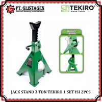 Gambar Jack Stand Double Locking Tahanan Dongkrak 3 Ton Set isi 2 Pcs Tekiro dari PT. GLISTAGEN undefined 3 Tokopedia