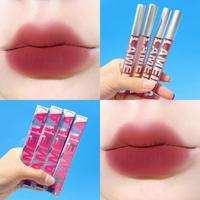 Gambar LAMEILA Lip Glaze Matte Lipstick Velvet Lip glaze Anti Air Full Cover - Mini #01 dari smilelove undefined 3 Tokopedia