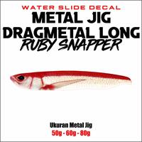 Gambar Water Slide Decal Metal Jig Ruby Snapper 50g - 60g - 80g - 60g dari koh momo fishing store undefined 1 Tokopedia