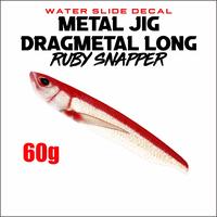 Gambar Water Slide Decal Metal Jig Ruby Snapper 50g - 60g - 80g - 60g dari koh momo fishing store undefined 3 Tokopedia
