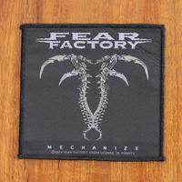 Gambar Emblem Woven Patch Fear Factory Mechanize Import Official Merch dari Kiba Hobbies undefined 1 Tokopedia