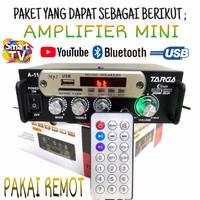 Gambar Paket Speaker 4 Inch Mini Karaoke HP Android Amplifier Bluetooth Usb dari STORE SELLER C0M undefined 2 Tokopedia