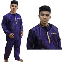 Gambar Stelan Baju Teluk Belanga Melayu dewasa - Hitam, M dari Kamehco undefined 2 Tokopedia