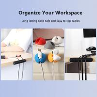 Gambar Cable Clip Wire Holder Organizer Klip Pengikat Kabel Klep Perapih - 1Slot-Black dari Patchworks-OfficialStore undefined 2 Tokopedia