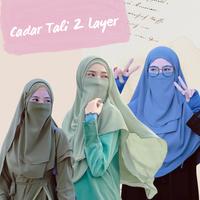 Gambar 25 warna Cadar Tali 2 layer | bahan Ceruty babydoll - cream dari Ayurihijab undefined 2 Tokopedia