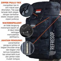 Gambar [ORIGINAL] Tas Ransel Army Carrier Jumbo Kain Kuat Awet PX440 Hitam dari Refreshop undefined 5 Tokopedia