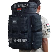 Gambar [ORIGINAL] Tas Ransel Army Carrier Jumbo Kain Kuat Awet PX440 Hitam dari Refreshop undefined 1 Tokopedia