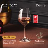 Gambar Lucaris Desire Universal Wine Glass 420ml /Gelas Wine Kristal - 420ml dari Ocean Glass Indonesia undefined 1 Tokopedia