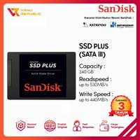 Gambar SSD Plus 240Gb Sandisk Original 100% Garansi Resmi - 3 Tahun dari Doran Wearable Official Store undefined 1 Tokopedia