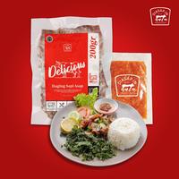 Gambar PROMO SEI SAPI Asap Bundle SEI AYAM 200gr plus 3 Macam Sambal DIASAPIN dari DIASAPIN undefined 4 Tokopedia