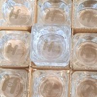 Gambar Gelas Kaca Mini Tempat Minum Makan Hamster Square Round Glass Wadah - FLOWER PINK dari Hime Hammie undefined 4 Tokopedia