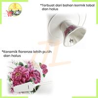 Gambar tempat kue + tutup + sendok motif rose FIORENZA AK-528 / cake stand dari JL Online Shopping 99 undefined 3 Tokopedia