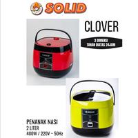 Gambar Penanak Nasi / Rice Cooker SOLID CLOVER 2 Liter - Merah dari Solid Kitchen Jakarta undefined 1 Tokopedia