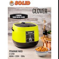 Gambar Penanak Nasi / Rice Cooker SOLID CLOVER 2 Liter - Merah dari Solid Kitchen Jakarta undefined 3 Tokopedia