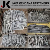 Gambar Anchor Bolt L / Angkur L 1.7/8" / M48 x 1000 mm - (ST41 / S45C) - S45C/8.8 dari Jaya Kencana Fasteners undefined 2 Tokopedia