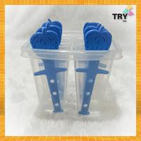 Gambar Cetakan Es Lilin Es Stik Tempat cetakan Es Krim Jelly bahan Plastik - Biru dari TRY INC STORE undefined 2 Tokopedia