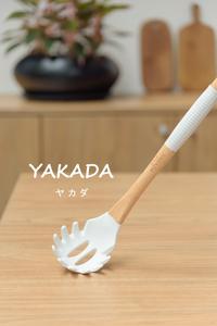 Gambar Kitchen Orinoco Utensils Double Siicone Y-203 Gagang Kayu Tahan Panas - B.SOLID TURNER dari Kioslunchbox bogor undefined 4 Tokopedia