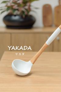 Gambar Kitchen Orinoco Utensils Double Siicone Y-203 Gagang Kayu Tahan Panas - B.SOLID TURNER dari Kioslunchbox bogor undefined 5 Tokopedia