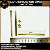 Gambar BAUT JILID BUKU 80mm R216 BRASS 001021 dari JoinQ undefined 1 Tokopedia