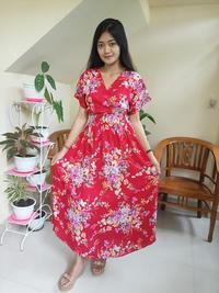Gambar Dress Moza Bali Lengan Pendek (Geser Pilih Motif) - Moza 12 dari Syakira Bali Collection undefined 2 Tokopedia