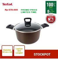 Gambar Tefal panci induksi anti lengket 22cm DAY BY DAY Stockpot + tutup kaca dari Gracias Bravo undefined 1 Tokopedia