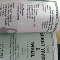 Gambar cetak buku Yasin Soft Cover Elegan Biru Balikpapan dari Wafa Berkah undefined 4 Tokopedia