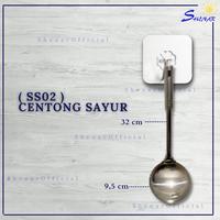 Gambar SPATULA SET MURAH STAINLESS STEEL SUTIL KITCHEN TOOLS - CENTONG LUBANG dari MYHOMESTUFF168 undefined 2 Tokopedia