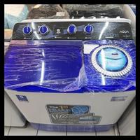 Gambar Mesin Cuci 2 Tabung Aqua Sanyo 8 Kg 850XT Hijab mode , Air Dry Low Wat dari Dunia Electronik 12 undefined 5 Tokopedia