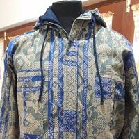 Gambar Jaket Pria bahan lurik tradisional Jepara motif corak dengan Puring dari Acintya Kebaya by Gloria3s undefined 1 Tokopedia