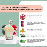 Gambar BOBA KRISTAL BENING PILARI @ 1 KG ( TIDAK PERLU DIMASAK LANGSUNG dari Bonexa undefined 1 Tokopedia