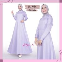 Gambar Gamis wanita polos Busui Katun Jepang Original Size S M L XL JUMBO - - DARK PURPLE, XL dari Alizzaku undefined 2 Tokopedia