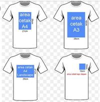 Gambar CUSTOM PRINT Kaos DTF ( Bisa Design sendiri) - A3 dari zonakaosJKT undefined 2 Tokopedia