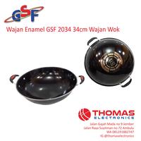 Gambar Wajan Enamel GSF 2034 34cm Wajan Wok Penggorengan Enamel Kuping 2 34cm dari Thomas Elektronik undefined 1 Tokopedia