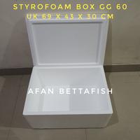 Gambar Styrofoam Box GG 60 Ukuran 59 x 43 x 30 cm / Stereboam Box GG60 dari AFAN AQUARIUM undefined 3 Tokopedia