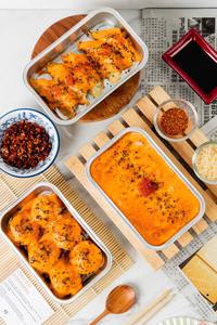Gambar Best Seller Bundle - Salmon Kani Mentai Rice, Dimsum & Gyoza Mentai dari Aburi.Kitchen undefined 1 Tokopedia