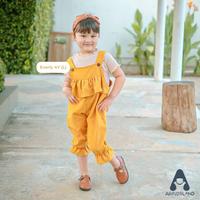 Gambar ARKIDSLAND / LORA OVERALL SET / BAJU ANAK JUMPSUIT ANAK PEREMPUAN - Maroon, L dari arkidsland undefined 3 Tokopedia